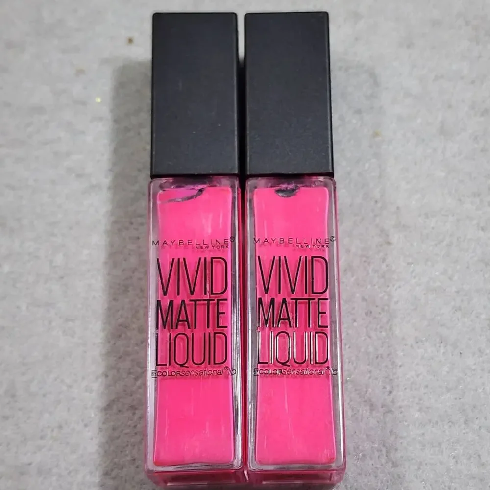 Maybelline New York 20 ELECTRIC PINK X2 Vivid Matte Liquid ColorSensational NEW